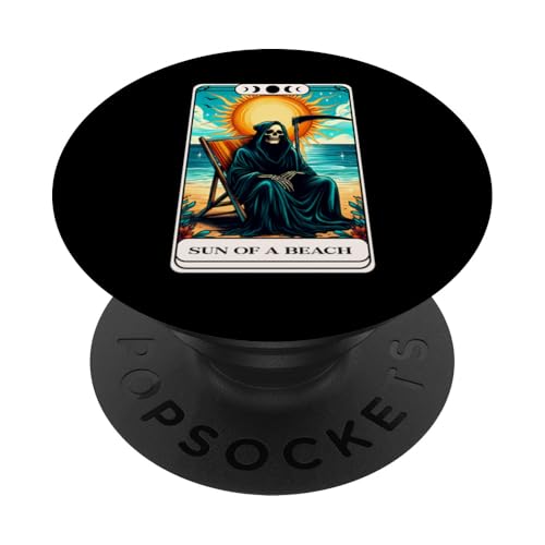 Lustige Sensenmann Sommer Tarotkarte Urlaub Strand Kreuzfahrt PopSockets Klebender PopGrip Lustige Sensenmann Sommer Tarotkarte Urlaub Strand Kreuzfahrt PopSockets Klebender PopGrip von Summer Tees NYC