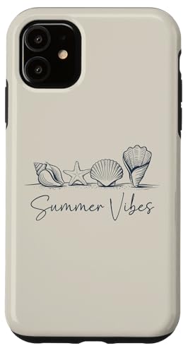 Seashell Beach Summer Vibes Ozeankreuzfahrt, Sonne und Strandurlaub Hülle für iPhone 11 Seashell Beach Summer Vibes Ozeankreuzfahrt, Sonne und Strandurlaub Hülle für iPhone 11 von Summer Tees NYC