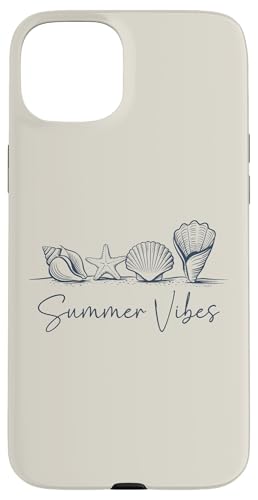 Seashell Beach Summer Vibes Ozeankreuzfahrt, Sonne und Strandurlaub Hülle für iPhone 15 Plus Seashell Beach Summer Vibes Ozeankreuzfahrt, Sonne und Strandurlaub Hülle für iPhone 15 Plus von Summer Tees NYC