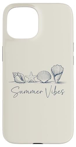 Seashell Beach Summer Vibes Ozeankreuzfahrt, Sonne und Strandurlaub Hülle für iPhone 15 Seashell Beach Summer Vibes Ozeankreuzfahrt, Sonne und Strandurlaub Hülle für iPhone 15 von Summer Tees NYC
