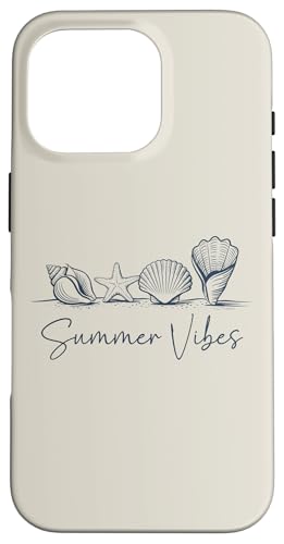 Seashell Beach Summer Vibes Ozeankreuzfahrt, Sonne und Strandurlaub Hülle für iPhone 16 Pro Seashell Beach Summer Vibes Ozeankreuzfahrt, Sonne und Strandurlaub Hülle für iPhone 16 Pro von Summer Tees NYC
