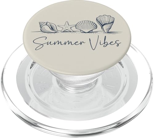 Seashell Beach Summer Vibes Ozeankreuzfahrt, Sonne und Strandurlaub PopSockets PopGrip für MagSafe Seashell Beach Summer Vibes Ozeankreuzfahrt, Sonne und Strandurlaub PopSockets PopGrip für MagSafe von Summer Tees NYC
