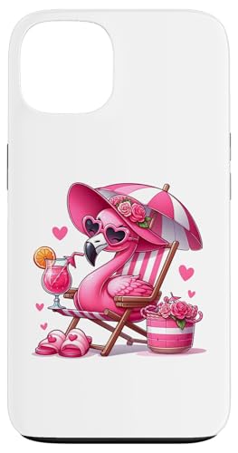 Strandgetränk mit rosa Flamingo-Sandkreuzfahrt im Sommer, Damen Hülle für iPhone 13 Strandgetränk mit rosa Flamingo-Sandkreuzfahrt im Sommer, Damen Hülle für iPhone 13 von Summer Tees NYC
