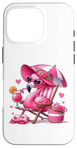 Strandgetränk mit rosa Flamingo-Sandkreuzfahrt im Sommer, Damen Hülle für iPhone 16 Pro Strandgetränk mit rosa Flamingo-Sandkreuzfahrt im Sommer, Damen Hülle für iPhone 16 Pro von Summer Tees NYC
