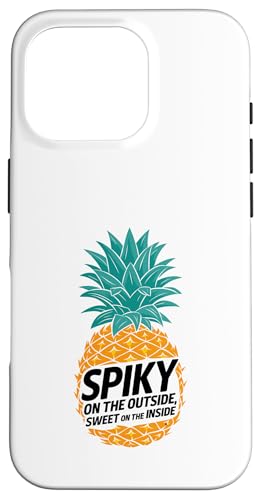Außen stachelig süß auf der Innenseite Obst Sommer Hülle für iPhone 16 Pro von Summer Tropical Fruit Lover Gifts and Sayings