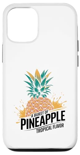 Eine Explosion tropischer Früchte Sommer tropische Ananas Hülle für iPhone 12/12 Pro von Summer Tropical Fruit Lover Gifts and Sayings