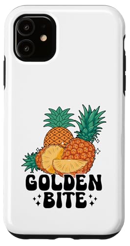 Golden Bite Fruit Summer Tropical Ananas Lover Hülle für iPhone 11 von Summer Tropical Fruit Lover Gifts and Sayings