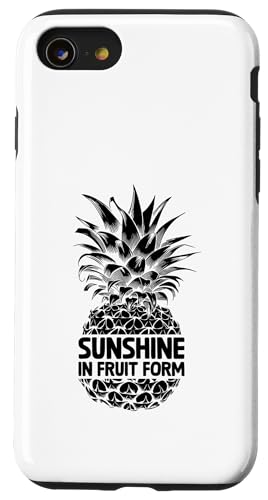 Sonnenschein in Fruchtform Obst Sommer Tropische Ananas Liebhaber Hülle für iPhone SE (2020) / 7 / 8 von Summer Tropical Fruit Lover Gifts and Sayings