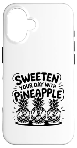 Versüßen Sie Ihren Tag mit Ananas-Frucht-Sommer-Liebhabern Hülle für iPhone 16 von Summer Tropical Fruit Lover Gifts and Sayings