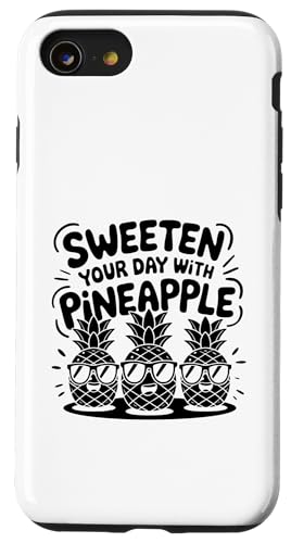 Versüßen Sie Ihren Tag mit Ananas-Frucht-Sommer-Liebhabern Hülle für iPhone SE (2020) / 7 / 8 von Summer Tropical Fruit Lover Gifts and Sayings