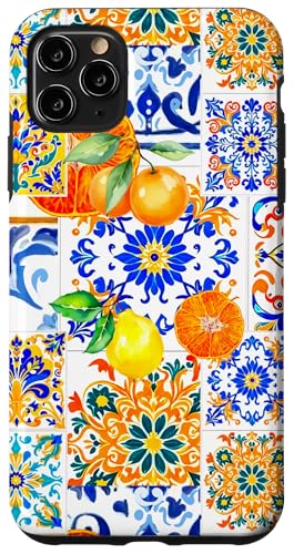 Italien Zitrone Zitrusfrüchte Sommerfrüchte mediterrane Kunst Hülle für iPhone 11 Pro Max von Summer art