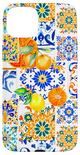 Italien Zitrone Zitrusfrüchte Sommerfrüchte mediterrane Kunst Hülle für iPhone 15 Plus von Summer art