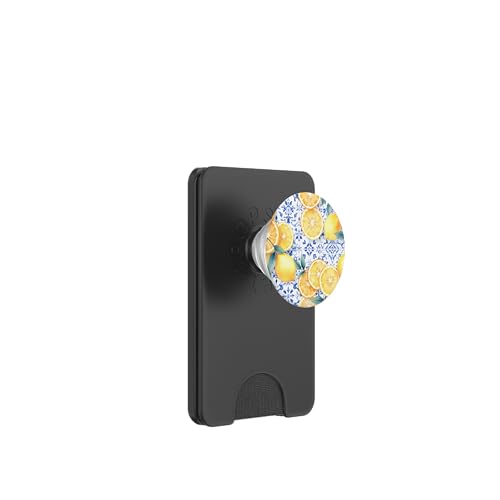 Sommer Amalfi Stil Zitrone mediterrane Kunst PopSockets PopWallet für MagSafe Sommer Amalfi Stil Zitrone mediterrane Kunst PopSockets PopWallet für MagSafe von Summer art
