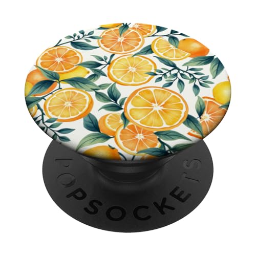 Sommer Orangen Früchte Kunst PopSockets Klebender PopGrip Sommer Orangen Früchte Kunst PopSockets Klebender PopGrip von Summer art