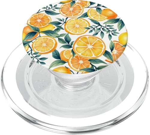 Sommer Orangen Früchte Kunst PopSockets PopGrip für MagSafe Sommer Orangen Früchte Kunst PopSockets PopGrip für MagSafe von Summer art