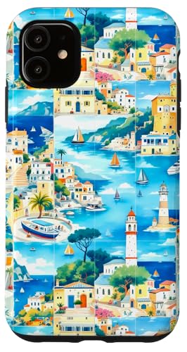 Sommer Urlaub Meer Boote Kunst Hülle für iPhone 11 Sommer Urlaub Meer Boote Kunst Hülle für iPhone 11 von Summer art