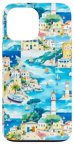 Sommer Urlaub Meer Boote Kunst Hülle für iPhone 13 Pro Max von Summer art
