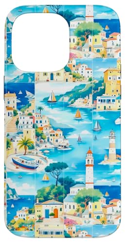 Sommer Urlaub Meer Boote Kunst Hülle für iPhone 14 Pro Max von Summer art