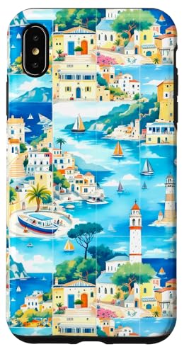 Sommer Urlaub Meer Boote Kunst Hülle für iPhone XS Max Sommer Urlaub Meer Boote Kunst Hülle für iPhone XS Max von Summer art