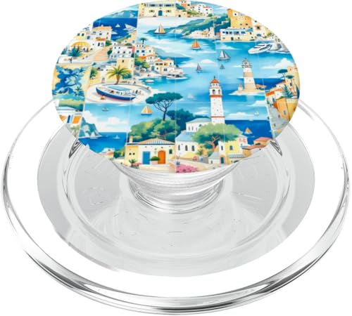 Sommer Urlaub Meer Boote Kunst PopSockets PopGrip für MagSafe Sommer Urlaub Meer Boote Kunst PopSockets PopGrip für MagSafe von Summer art