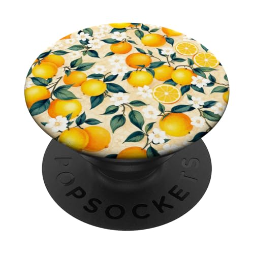Sommer Vintage Orangen Mediterrane Kunst PopSockets Klebender PopGrip Sommer Vintage Orangen Mediterrane Kunst PopSockets Klebender PopGrip von Summer art