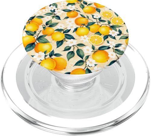 Sommer Vintage Orangen Mediterrane Kunst PopSockets PopGrip für MagSafe Sommer Vintage Orangen Mediterrane Kunst PopSockets PopGrip für MagSafe von Summer art