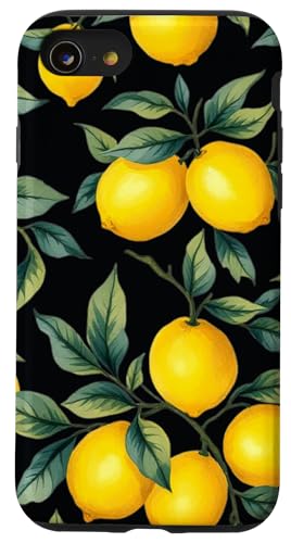 Sommer Zitrone Zitrusfrucht Kunst Hülle für iPhone SE (2020) / 7 / 8 von Summer art