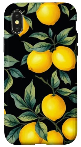 Sommer Zitrone Zitrusfrucht Kunst Hülle für iPhone X/XS von Summer art