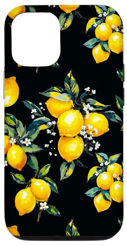 Sommer Zitrone Zitruskunst schwarzer Hintergrund Hülle für iPhone 12/12 Pro Sommer Zitrone Zitruskunst schwarzer Hintergrund Hülle für iPhone 12/12 Pro von Summer art