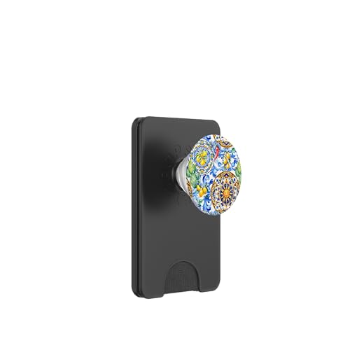 Sommer-Zitronensonne, Sizilien inspirierte Zitruskunst PopSockets PopWallet für MagSafe Sommer-Zitronensonne, Sizilien inspirierte Zitruskunst PopSockets PopWallet für MagSafe von Summer art