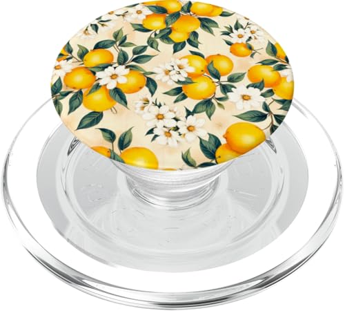 Sommerorangen mediterrane Kunst PopSockets PopGrip für MagSafe Sommerorangen mediterrane Kunst PopSockets PopGrip für MagSafe von Summer art