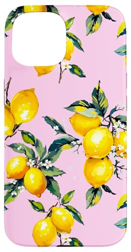 Zitrone Zitrusfrüchte Sommer mediterrane Kunst Hülle für iPhone 15 von Summer art