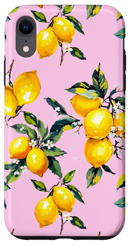 Zitrone Zitrusfrüchte Sommer mediterrane Kunst Hülle für iPhone XR von Summer art