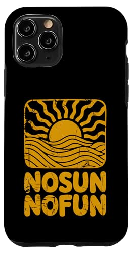 Keine Sonne, kein Spaß, Sommerhitze, Herren, Damen, Kinder Hülle für iPhone 11 Pro von SummerAxis1