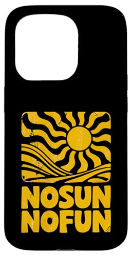 Keine Sonne, kein Spaß, Sommerhitze, Herren, Damen, Kinder Hülle für iPhone 15 Pro von SummerAxis1