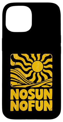 Keine Sonne, kein Spaß, Sommerhitze, Herren, Damen, Kinder Hülle für iPhone 15 von SummerAxis1