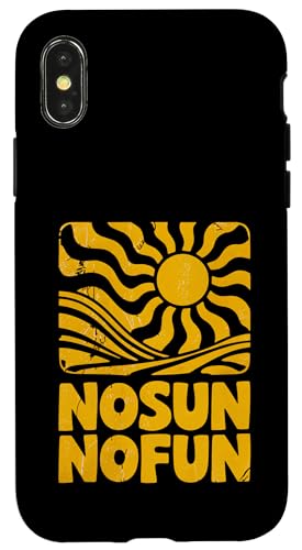 Keine Sonne, kein Spaß, Sommerhitze, Herren, Damen, Kinder Hülle für iPhone X/XS von SummerAxis1