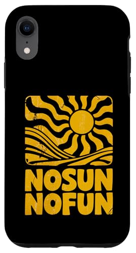 Keine Sonne, kein Spaß, Sommerhitze, Herren, Damen, Kinder Hülle für iPhone XR Keine Sonne, kein Spaß, Sommerhitze, Herren, Damen, Kinder Hülle für iPhone XR von SummerAxis1