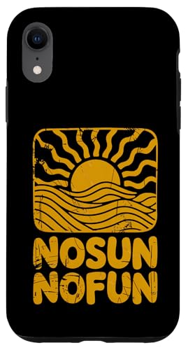 Keine Sonne, kein Spaß, Sommerhitze, Herren, Damen, Kinder Hülle für iPhone XR Keine Sonne, kein Spaß, Sommerhitze, Herren, Damen, Kinder Hülle für iPhone XR von SummerAxis1