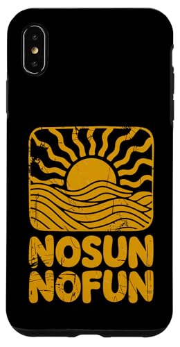 Keine Sonne, kein Spaß, Sommerhitze, Herren, Damen, Kinder Hülle für iPhone XS Max von SummerAxis1