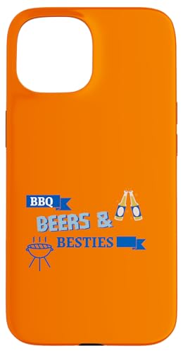 BBQ Beers and Besties Grill Master Picknick Sommerurlaub Hülle für iPhone 15 BBQ Beers and Besties Grill Master Picknick Sommerurlaub Hülle für iPhone 15 von Summertime Festivities with Friends for Vacay Fun