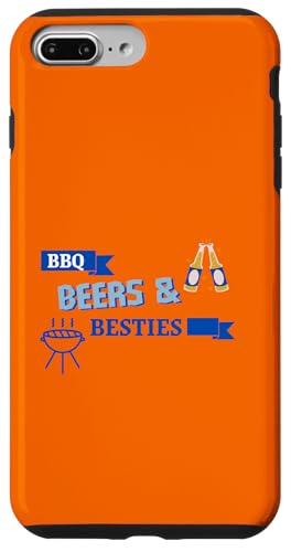 BBQ Beers and Besties Grill Master Picknick Sommerurlaub Hülle für iPhone 7 Plus/8 Plus BBQ Beers and Besties Grill Master Picknick Sommerurlaub Hülle für iPhone 7 Plus/8 Plus von Summertime Festivities with Friends for Vacay Fun