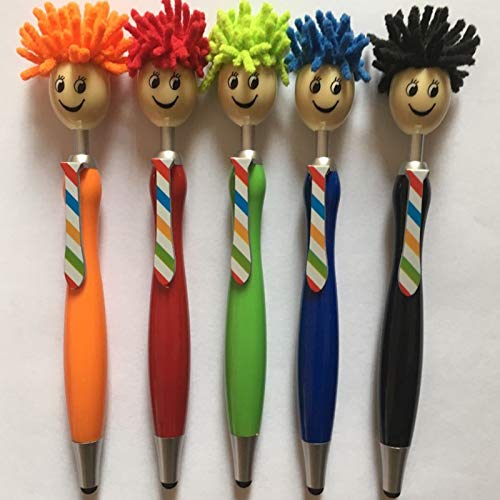 10 StüCke Mopp Topper Stifte Bildschirm Reiniger Stifte 3-In-1 Stift Staubtuch für Kinder und Erwachsene von Summerwindy