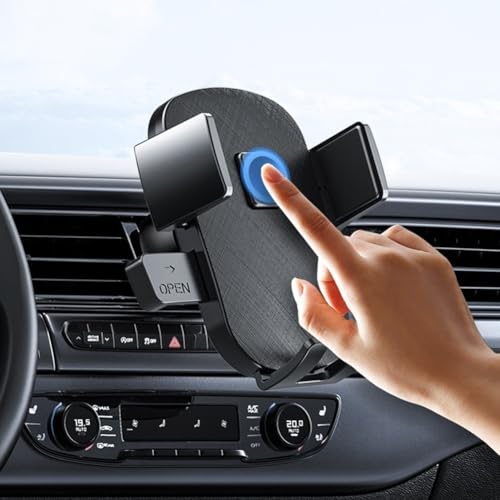 Sumsoctober Drehbare Kfz-Handyhalterung für Armaturenbrett, sichere und verstellbare mobile Halterung (Luftauslass) von Sumsoctober