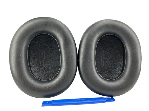 Sumugaric Ohrpolster Ohrpolster Ersatz Kopfhörer Reparaturteile Zubehör Kompatibel mit Technics EAH-A800 Wireless Bluetooth Noise Cancelling Kopfhörer - Schwarz von Sumugaric