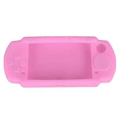 Schutzhülle für PSP 3000 / PSP 2000 (weiches Gummi), Pink von QueenDream