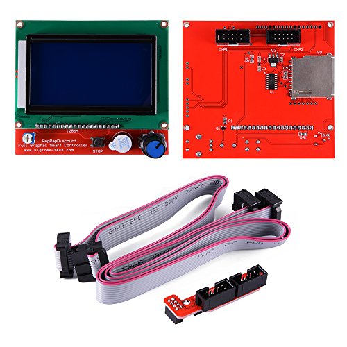 12864 LCD-Grafik-Smart-Display-Controller-Modul mit Adapter + Kabel für RepRap RAMPS 1.4 3D-Drucker-Kit von Sun3Drucker