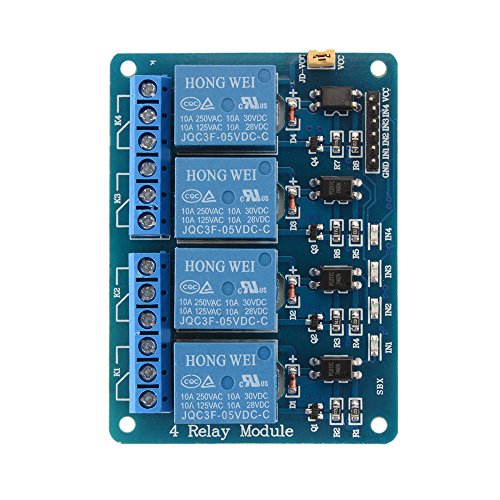 5V 4 Channel Relay Board Module with Optocoupler for Arduino Raspberry Pi PiC ARM AVR DSP Electronic von Sun3Drucker