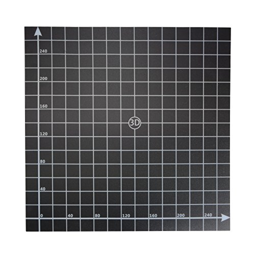 Coordinate Printed 300x300mm Heat Hot Bed Surface Platform Square Sticker Sheet for 3D Printer von Sun3Drucker