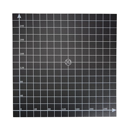 Coordinate Printed 300x300mm Heat Hot Bed Surface Platform Square Sticker Sheet for 3D Printer von Sun3drucker